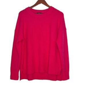 J. Crew Vibrant Pink Crew Neck Sweater